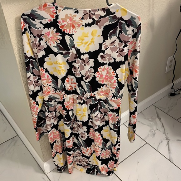 French Connection size US 10 floral faux wrap dress - Picture 4 of 4